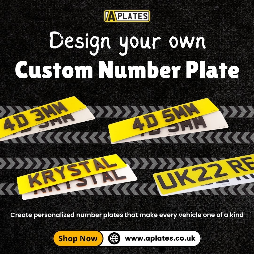 London, Auto Parts, Design Custom Number Plates For A Unique Look