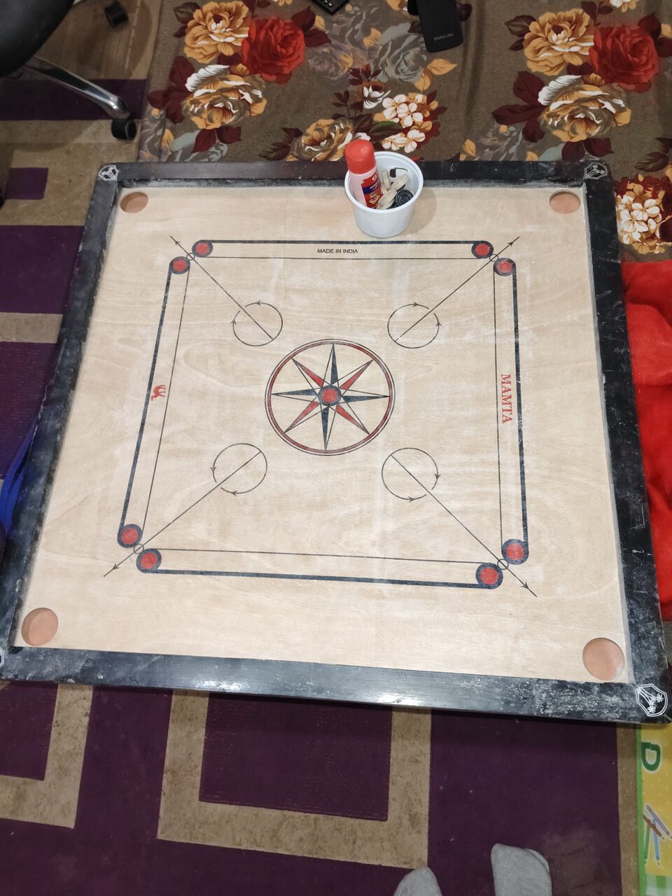 Riyadh, Toys & Games, SAR 60,  New Big Carroms Board For 60 Riyal With Coins And Dusting Powder
