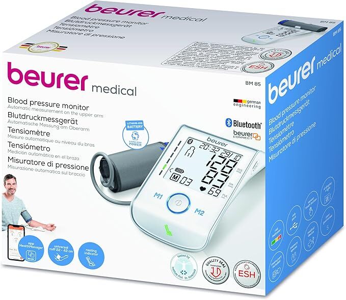 Al Wizarat, Health & Beauty Items, SAR 225,  Beurer Bm85 Upper Arm Blood Pressure Monitor With Bluetooth Smart And Health Manager