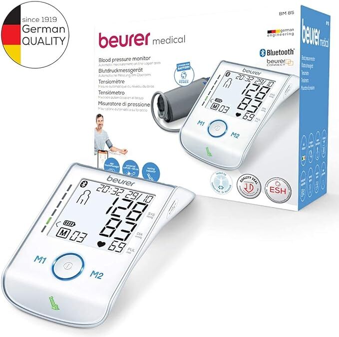 Al Wizarat, Health & Beauty Items, SAR 225,  Beurer Bm85 Upper Arm Blood Pressure Monitor With Bluetooth Smart And Health Manager