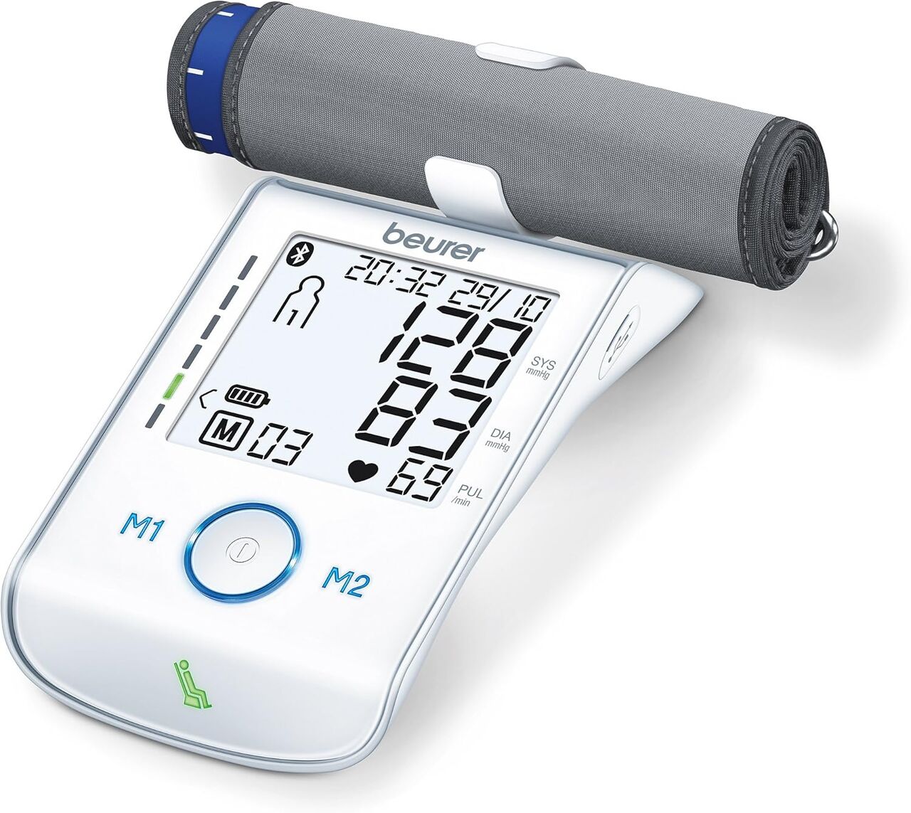 Al Wizarat, Health & Beauty Items, SAR 225,  Beurer Bm85 Upper Arm Blood Pressure Monitor With Bluetooth Smart And Health Manager