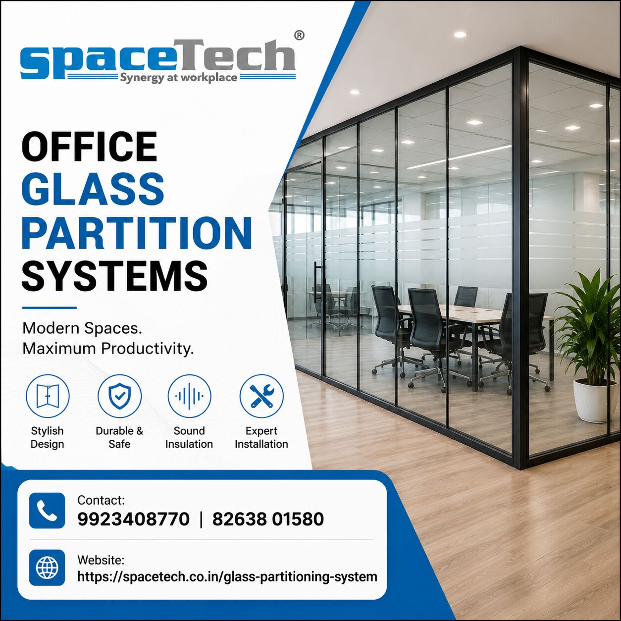 Pune, Interior Design, Office Glass Partition System | Glass Partition Systems Pune