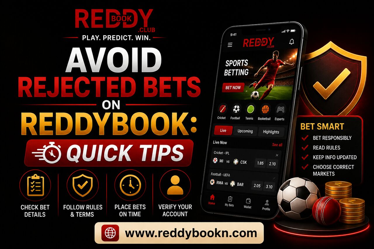 Pune, Business, Avoid Rejected Bets On ReddyBook: Quick Tips