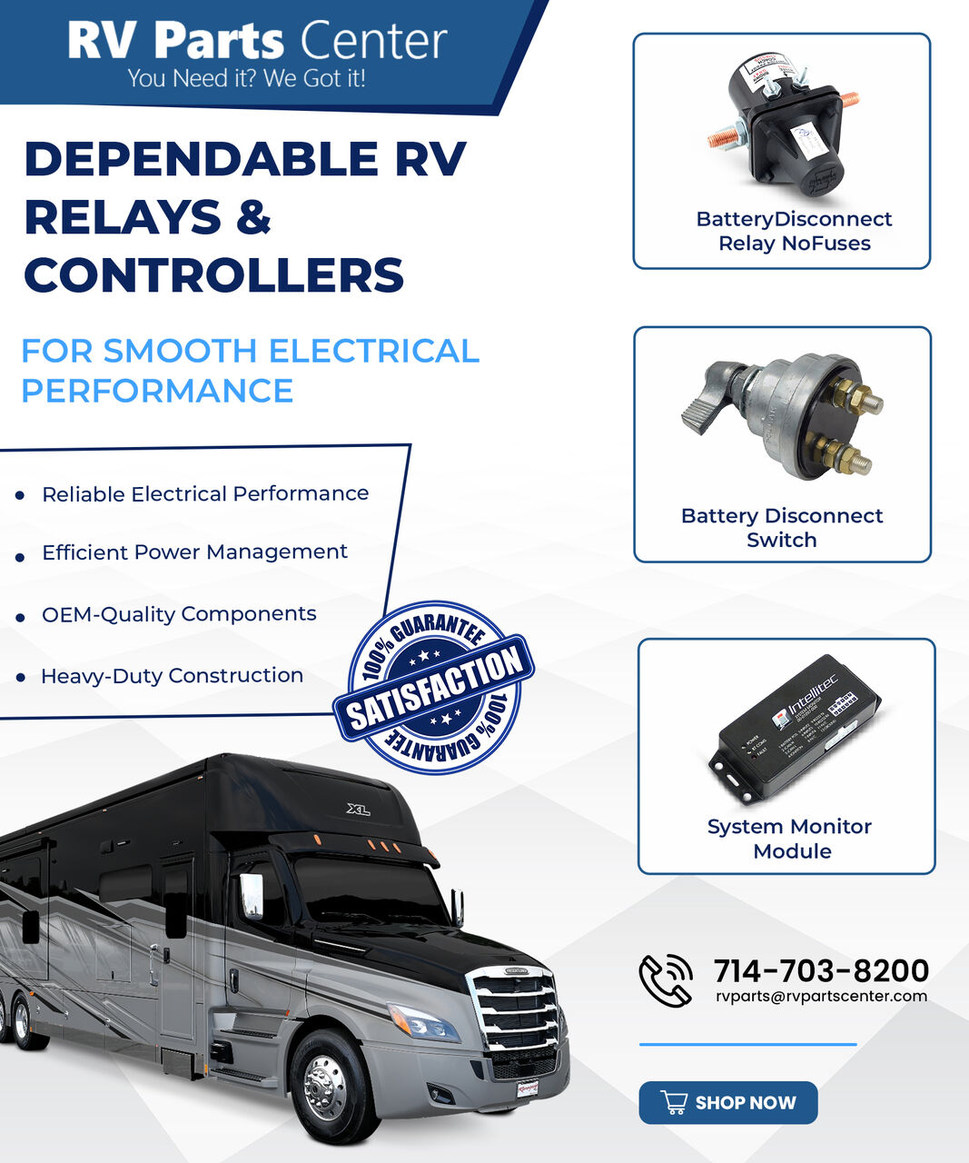 New York, Auto Parts, USD 50,  Shop RV Relays & Controllers For Motorhomes, Campers, And Travel Trailers