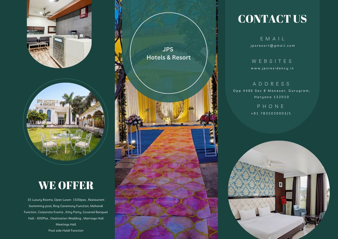 Gurgaon, Travel, Best Destination Wedding Resort In Manesar &ndash; Why JPS Residency Is The Perfect Choice