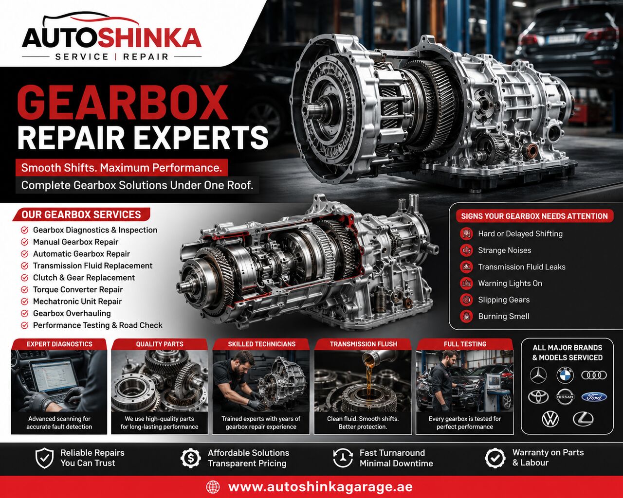 Dubai, Automotive, Keep Your Vehicle Running Smoothly With Professional Gearbox Solutions