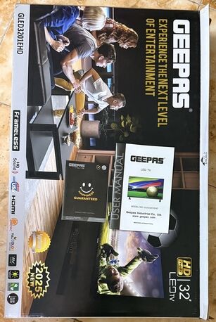 Rabigh, Electronics, SAR 475,  📺 Geepas 32” LED TV + Xiaomi Mi Box + TV Wall Bracket – For Sale