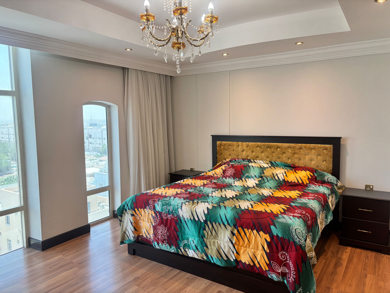 Segaya, Apartments, Flats, Houses & Villas, BHD 550/month,  3 BR,  Luxury Spacious & Bright 3BHK | Fully Furnished | Gym, Pool & WiFi | Salmaniya / Zinj / Se