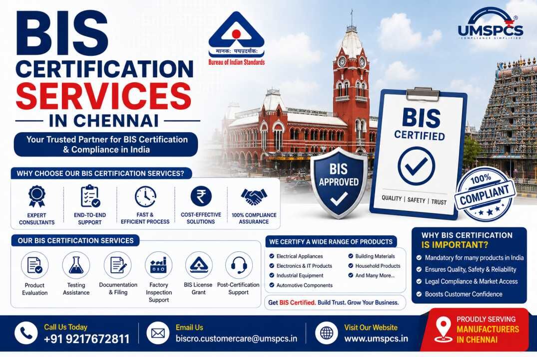 Chennai, Legal, Who Provides BIS Certification Services In Chennai?