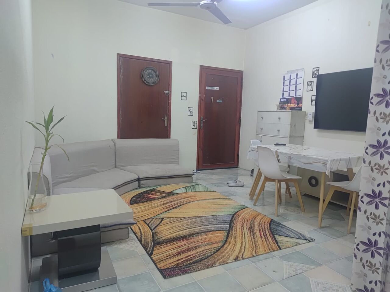 Jubail, Apartments, Flats, Houses & Villas, SAR 2200/month,  Furnished,  2 BR,  2 Bhk Fully Furnished Family Flat Only For 4 Months