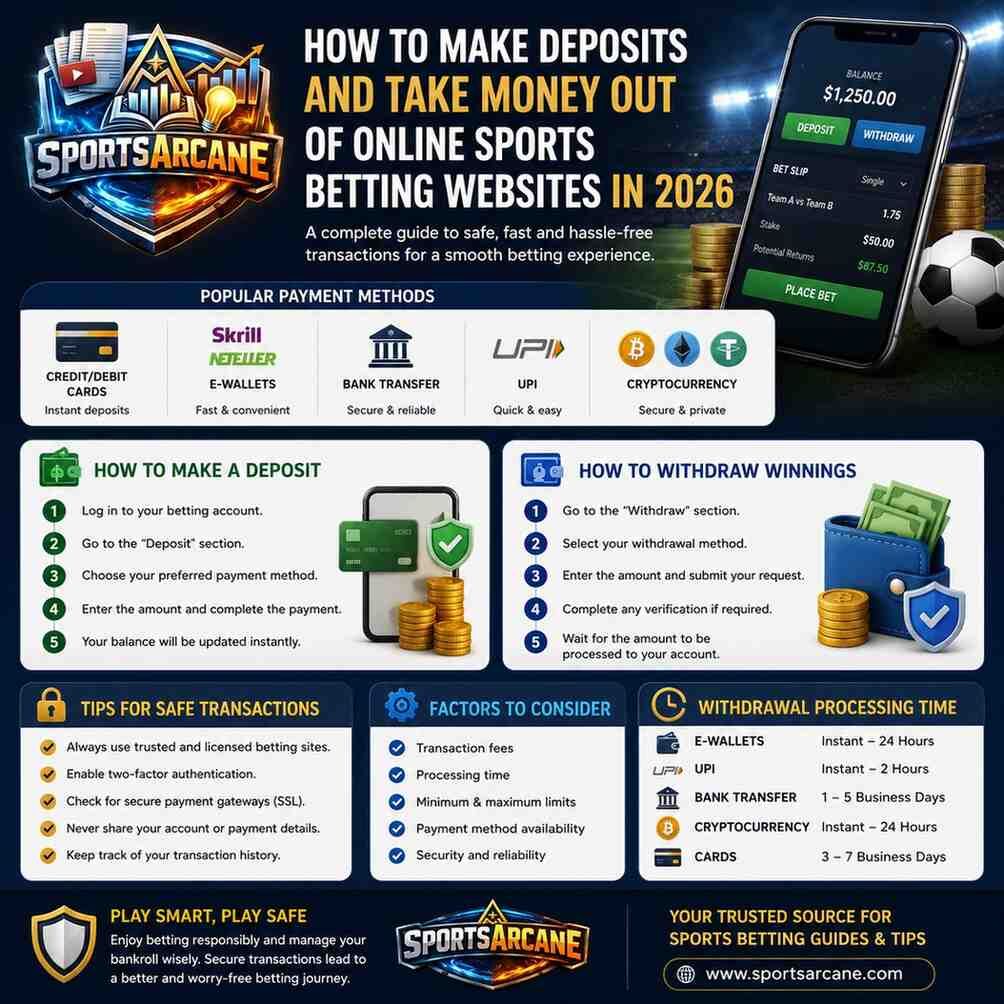 New York, Business, Online Sports Betting Payments Guide: Deposits And Withdrawals Explained