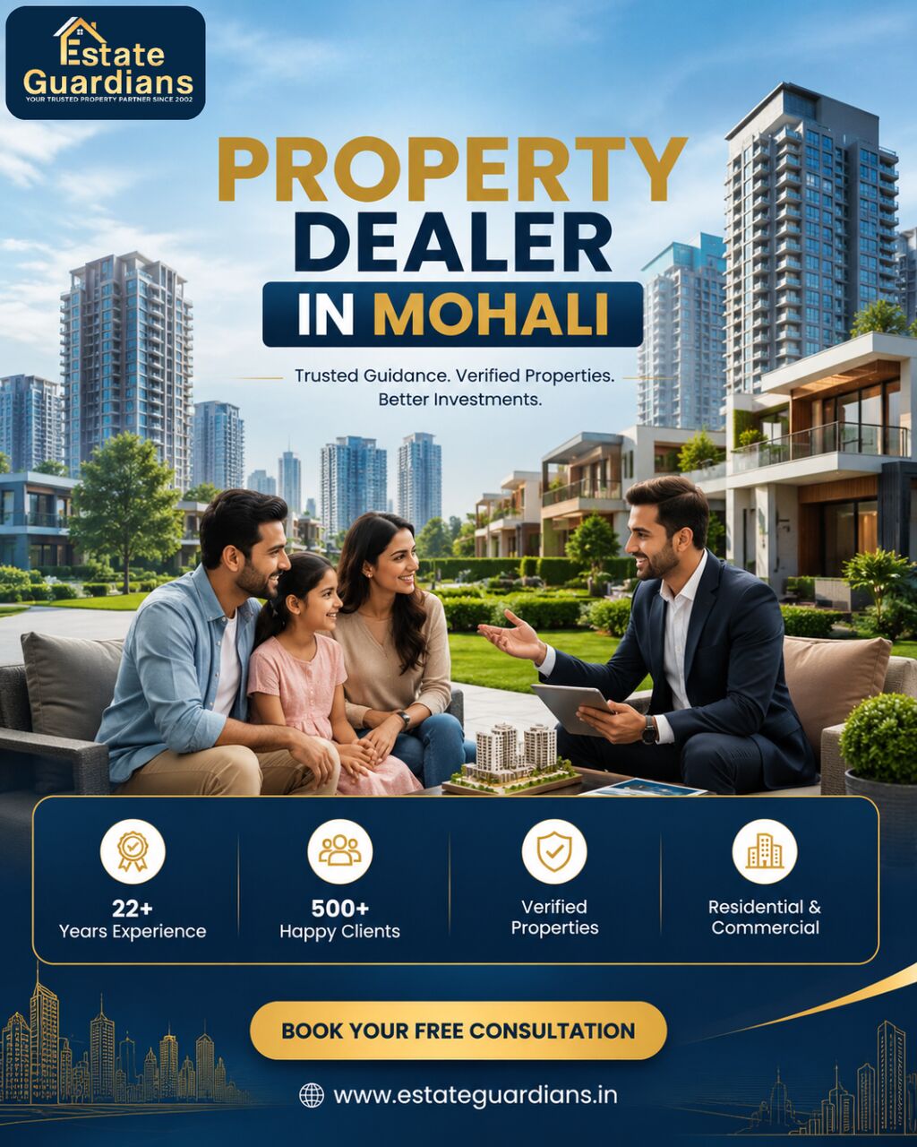 Mumbai, Real Estate, Property Dealers In Mohali | Estate Guardians