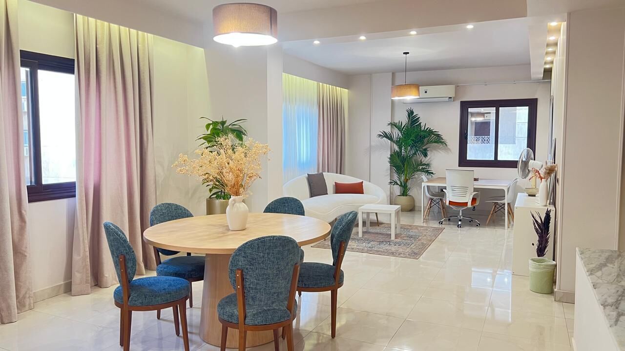 Sheikh Zayed City, Apartments, Flats, Houses & Villas, USD 800/month,  Furnished,  2 BR,  110 Sq. Meter,  5895-Apartment For Rent In Al Hay 8, Sheikh Zayed, Giza, Egypt