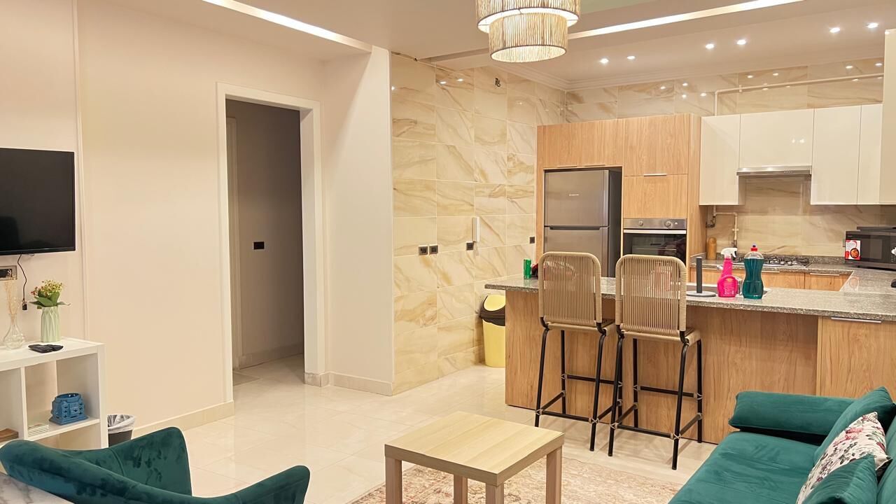 Sheikh Zayed City, Apartments, Flats, Houses & Villas, USD 800/month,  Furnished,  2 BR,  110 Sq. Meter,  5895-Apartment For Rent In Al Hay 8, Sheikh Zayed, Giza, Egypt