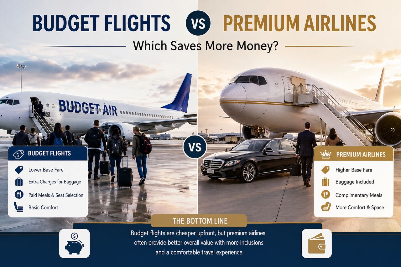 London, Travel, Budget Flights Vs Premium Airlines: Which Saves More Money In 2026?