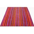 USD 620,  6x7 Orange Old Persian Kilim Rug