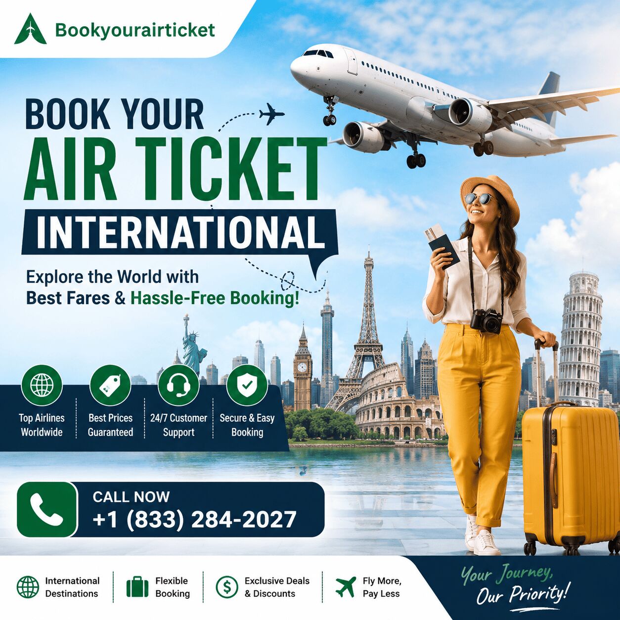 Washington DC, Travel, Book Your Air Ticket International