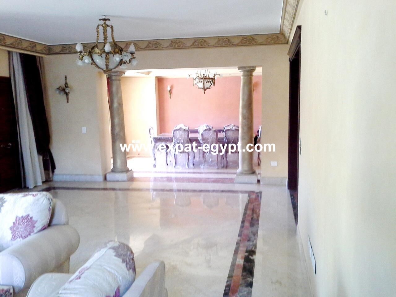 Sheikh Zayed City, Apartments, Flats, Houses & Villas, USD 3000/month,  Furnished,  4 BR,  500 Sq. Meter,  3854-Villa For Rent In Bel Air, Beverly Hills, Sheikh Zayed, Egypt