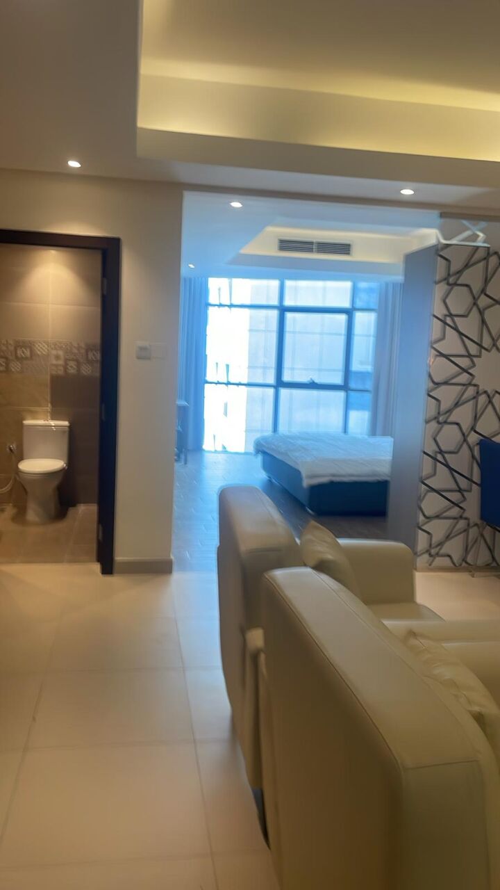 Hidd, Apartments, Flats, Houses & Villas, BHD 350/month,  Furnished,  1 BR,  Luxury Furnished Studio For Rent In Busaiteen