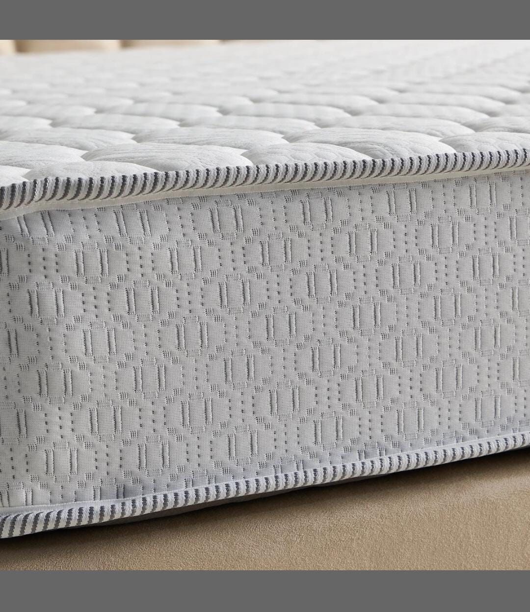 Al Hamra, Furniture, SAR 350,  Revive High Resilience Foam Bonnell Spring King Mattress - 180x200x20 Cm
