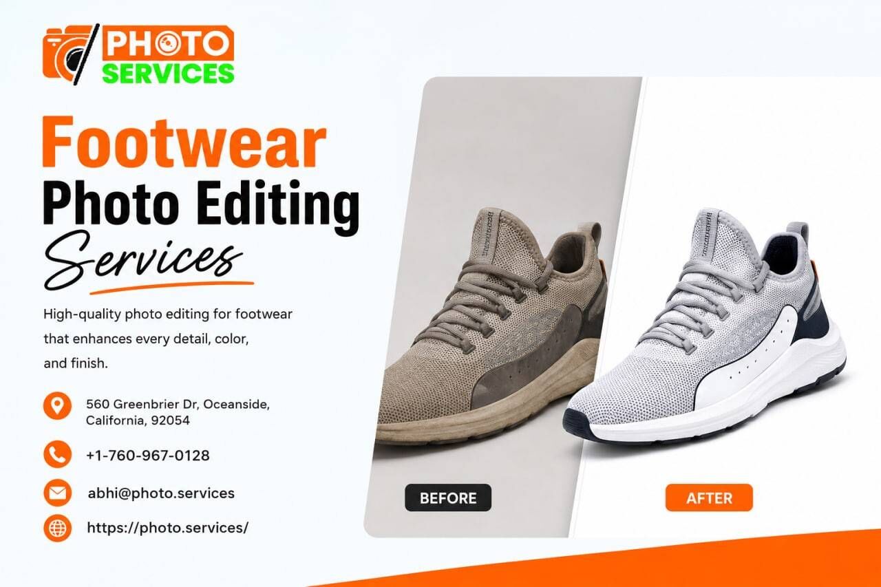 Toronto, Photography, Professional Footwear Photo Editing Services For Brands
