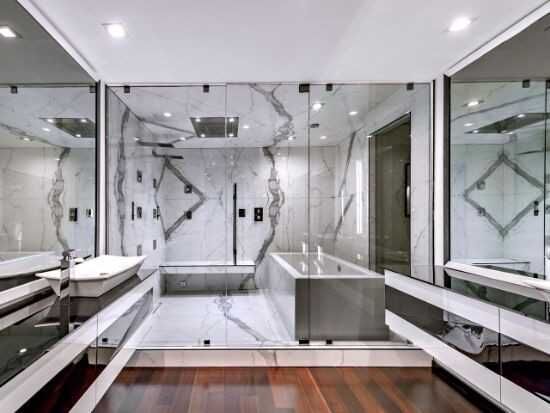 Los Angeles, Interior Design, Frameless Shower Doors | Installation
