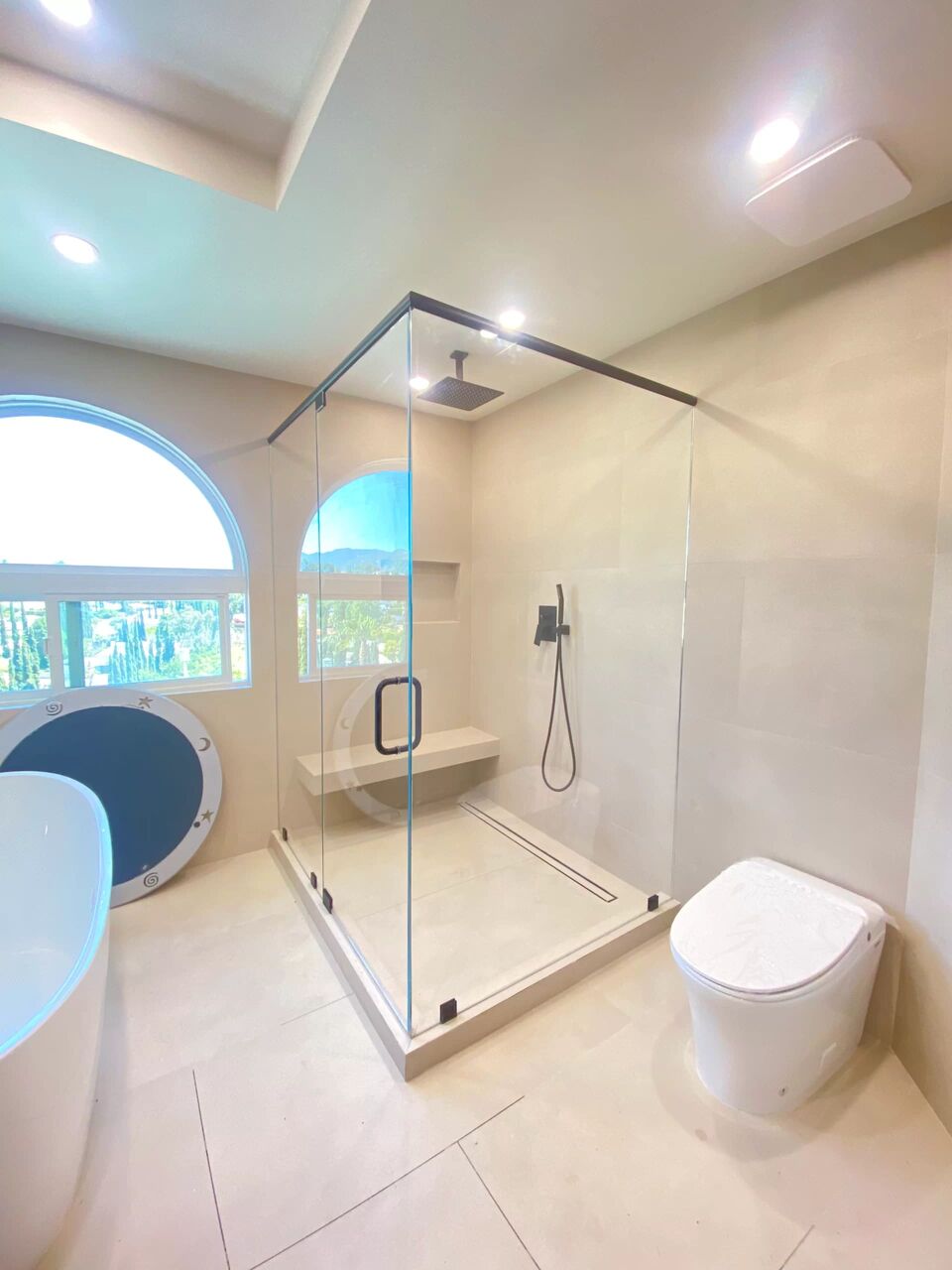 Los Angeles, Interior Design, Frameless Shower Doors | Installation