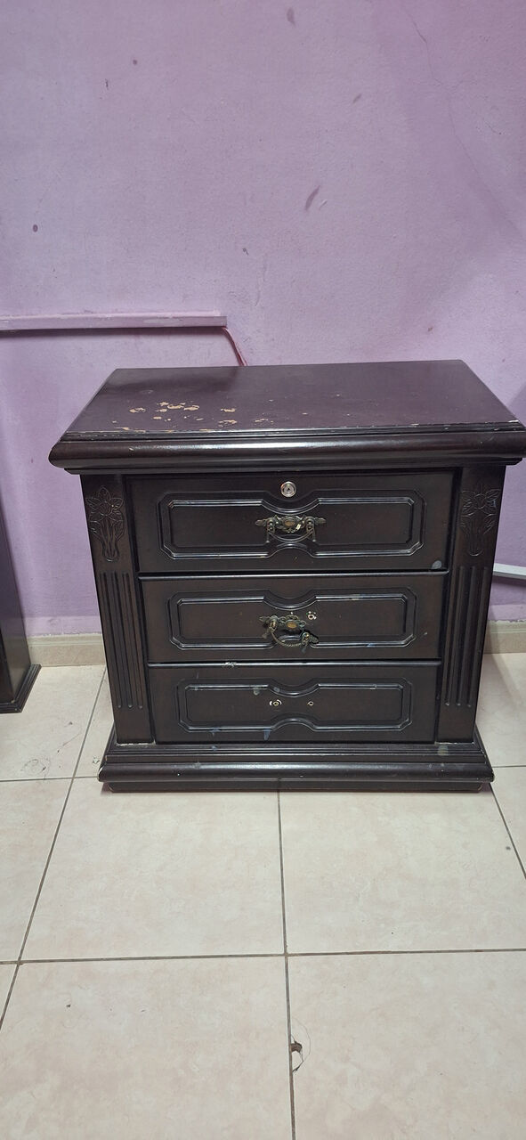 Dammam, Furniture, SAR 700,  Heavy Wood Bedroom Set For Sale