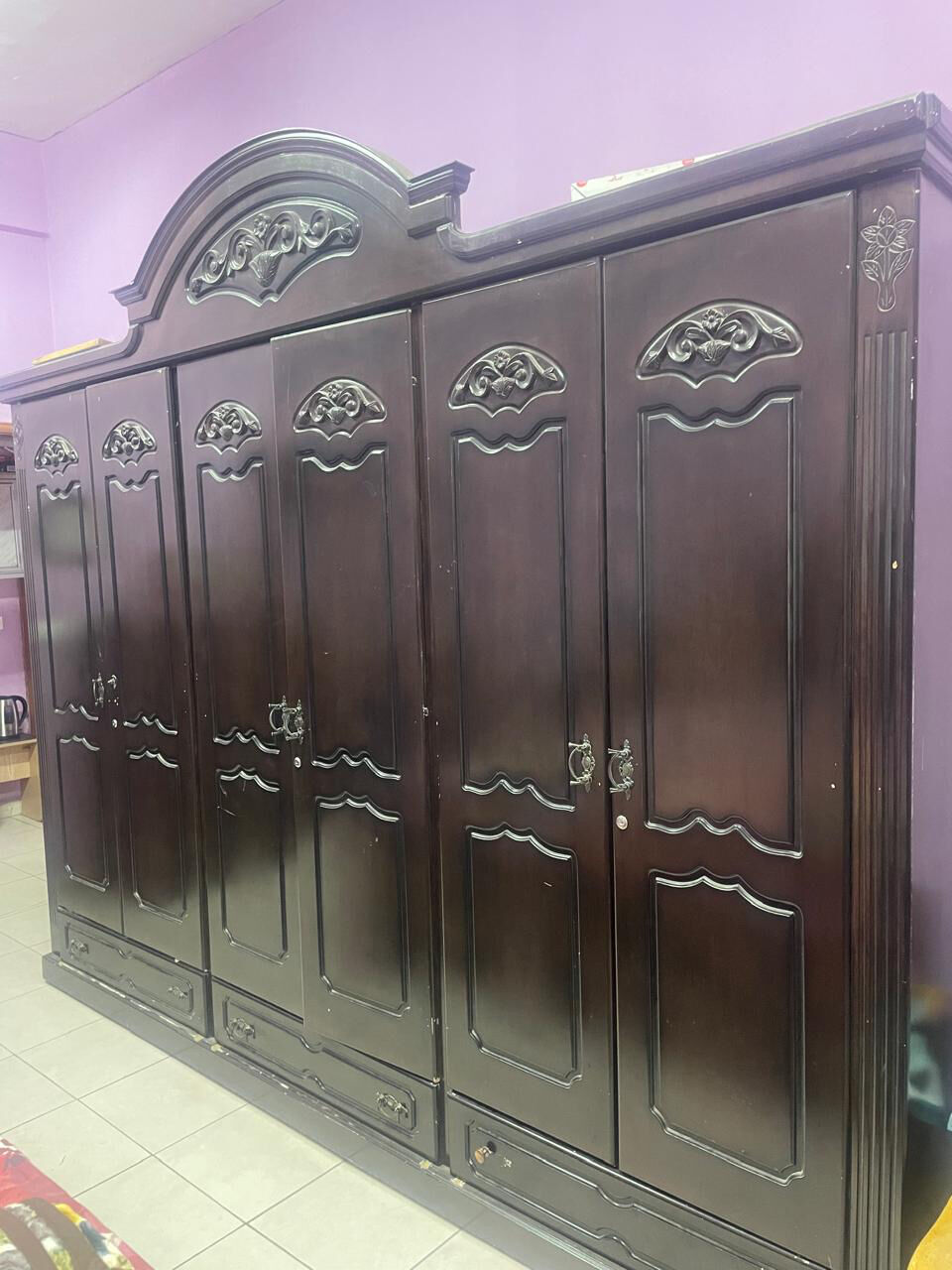 Dammam, Furniture, SAR 700,  Heavy Wood Bedroom Set For Sale