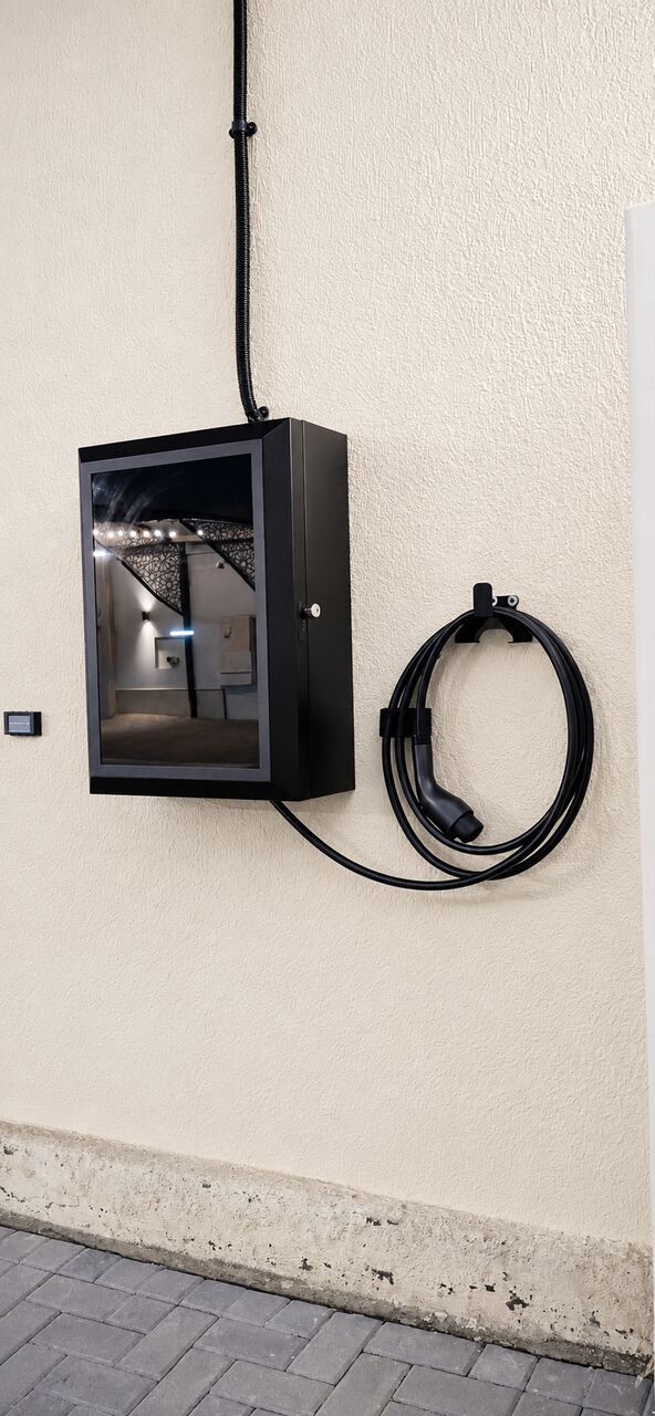 Dubai, Technical, 🔒 EV Charger Enclosure Installation Completed Successfully