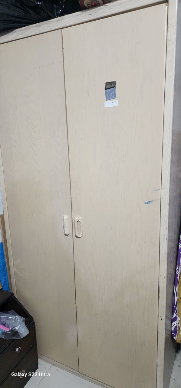 Jeddah, Furniture, SAR 200,  Two-door Wooden Storage Cabinets (2) And Big Mirror