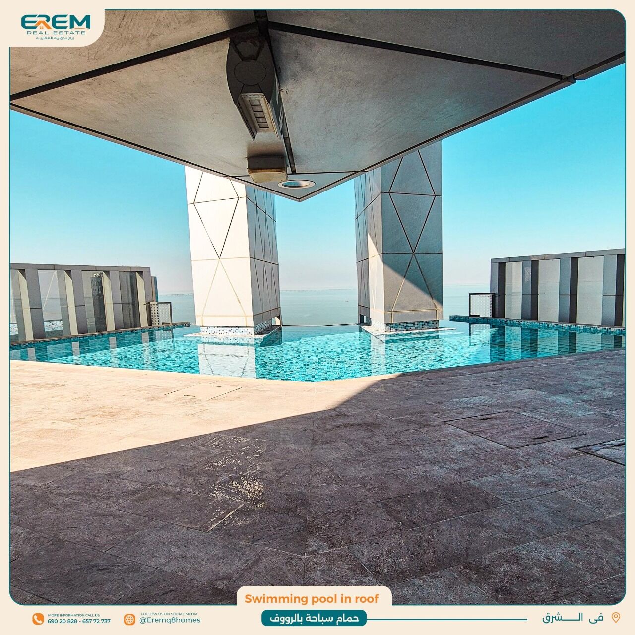 Sharq, Apartments, Flats, Houses & Villas, KWD 1000/month,  3 BR,  170 Sq. Meter,  For Rent An Apartment In Sharq With Sea View