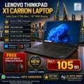 BHD 105,  Lenovo X1 Carbon Core I7 7th Gen Laptop 16GB RAM 14