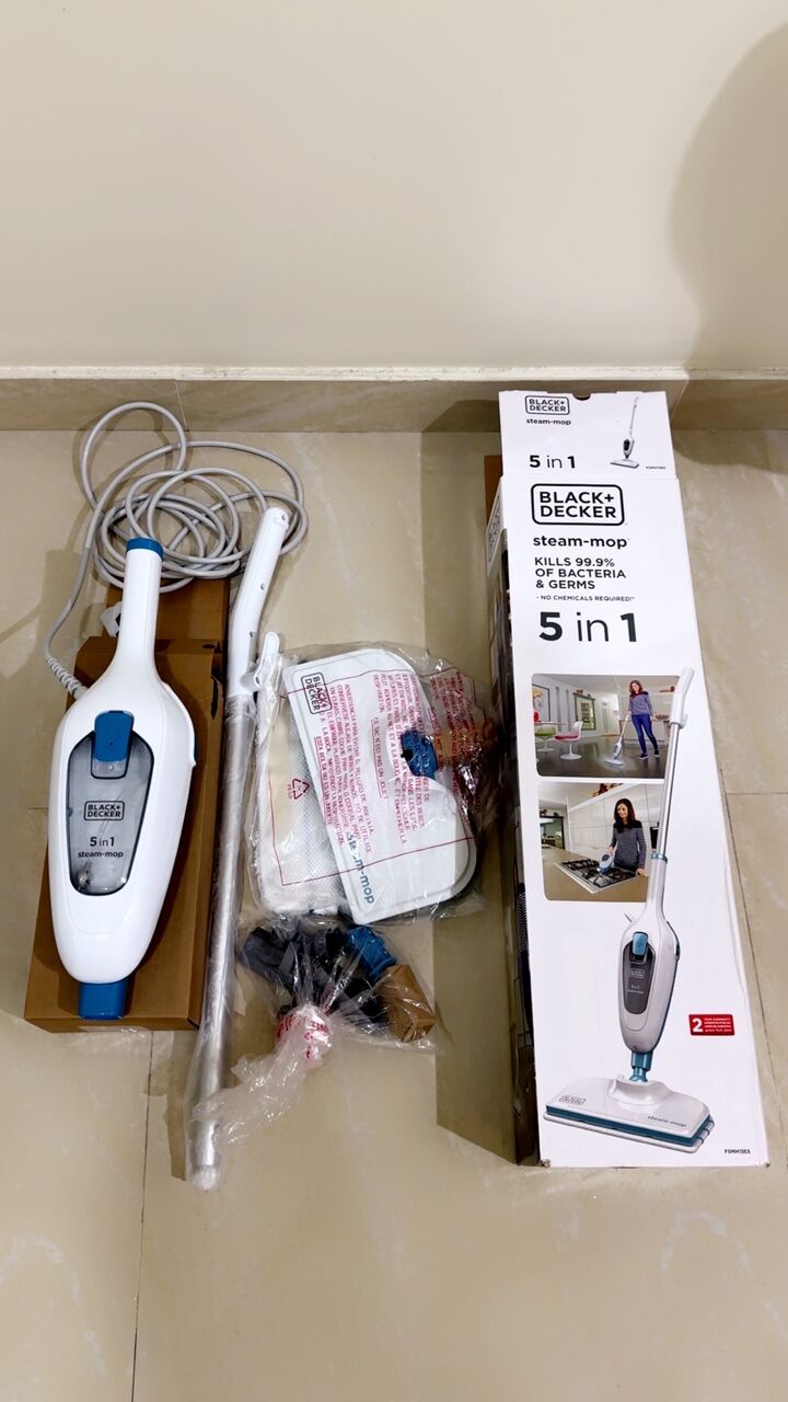 Al Zuhour, Household Items, SAR 150,  Steam Mop, 5-in-1 Cleaning Solution, Superheated Steam, Swivel Head, Chemical-Free