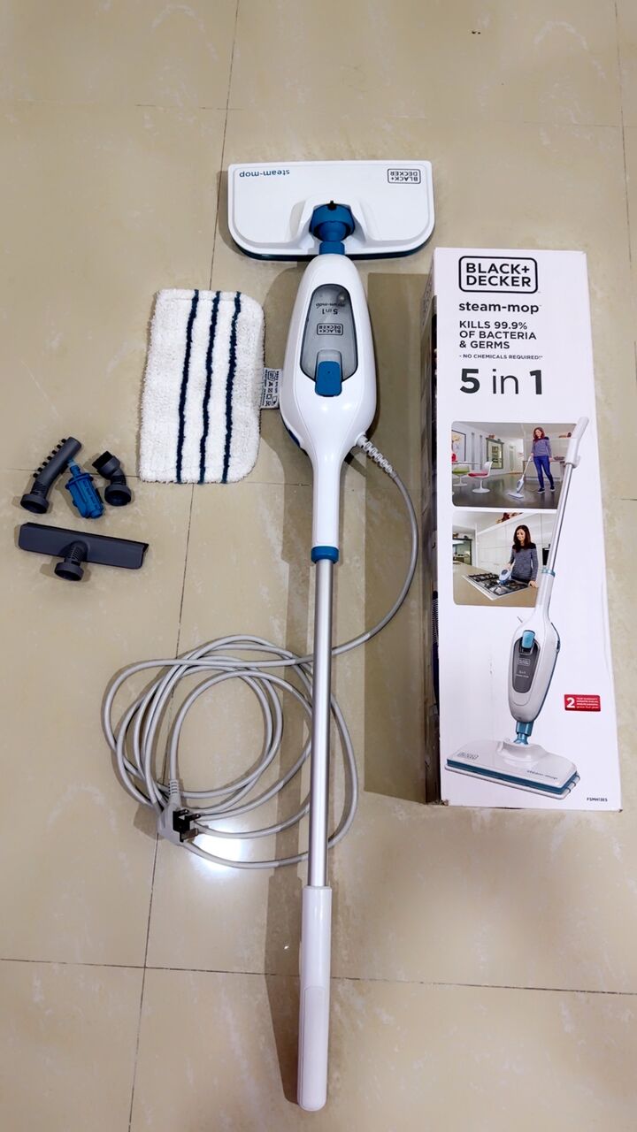 Al Zuhour, Household Items, SAR 150,  Steam Mop, 5-in-1 Cleaning Solution, Superheated Steam, Swivel Head, Chemical-Free
