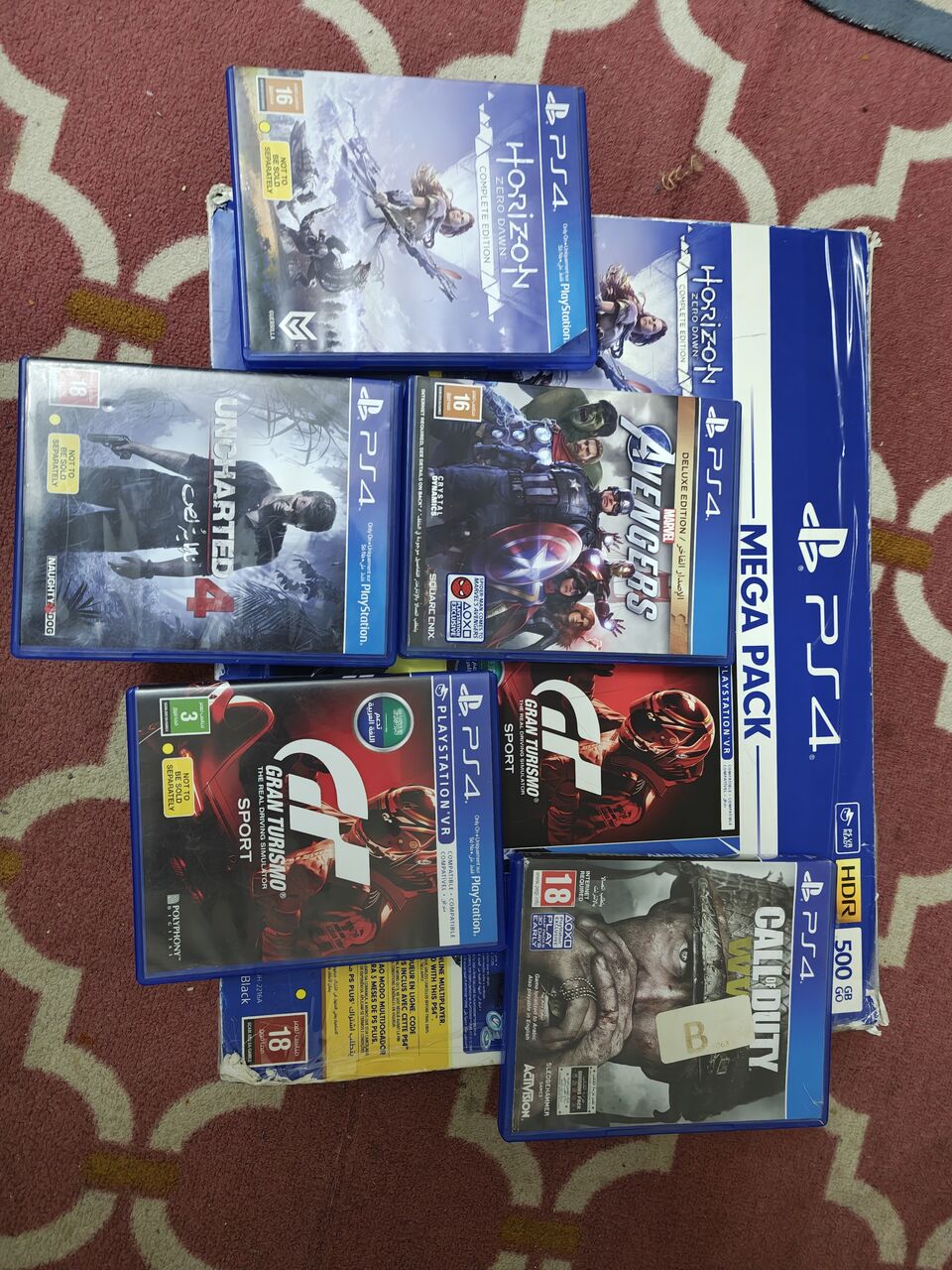 Riyadh, Electronics, SAR 650,  Sony PS4 Excellent Condition With 5 GamCDs