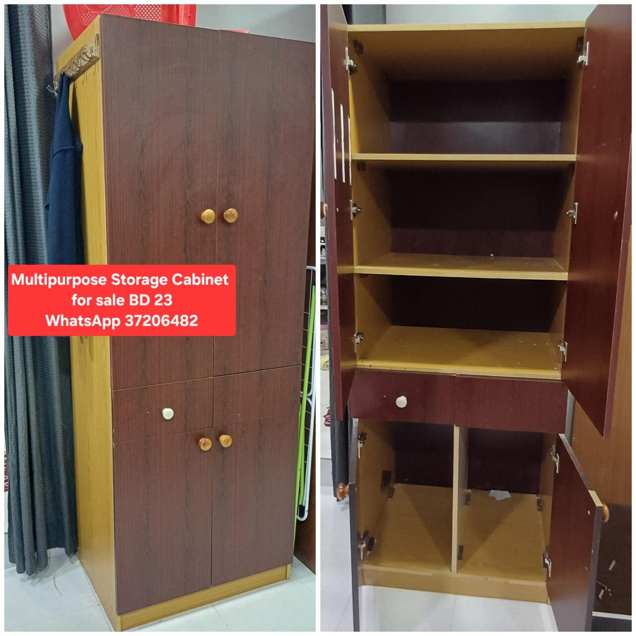 Riffa, Furniture, BHD 23,  ✅️ Multipurpose Storage Cabinet For Sale In Good Condition With Delivery