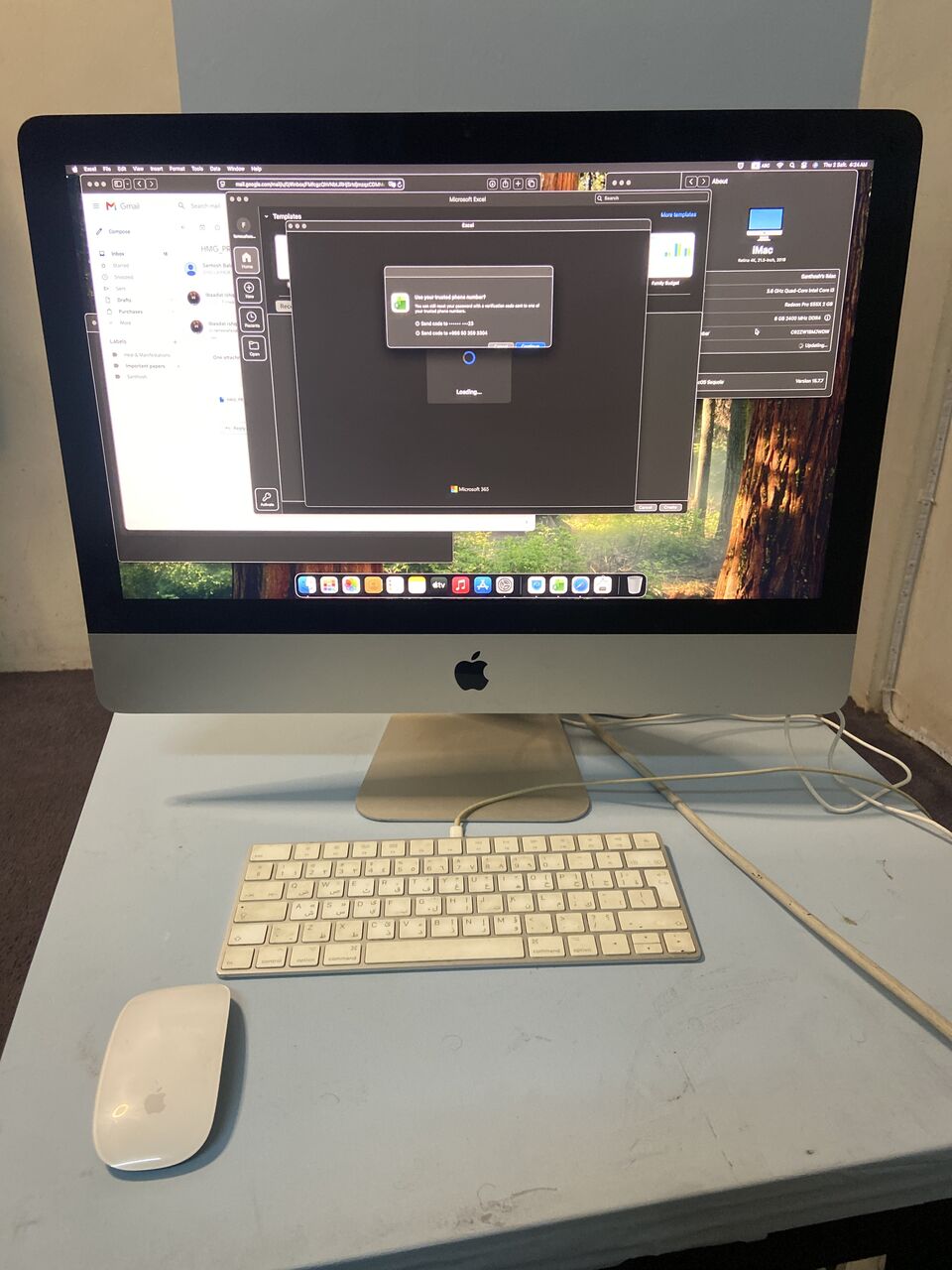 Riyadh, Computers, SAR 2500,  For Sale. I Mac Desctop 21.5 Inch 2019 Model