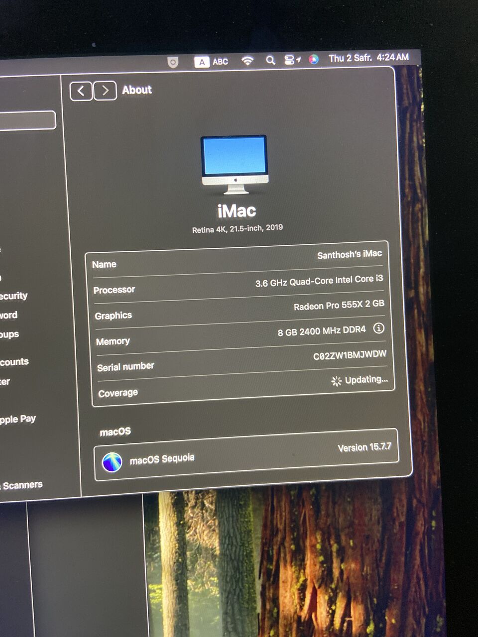 Riyadh, Computers, SAR 2500,  For Sale. I Mac Desctop 21.5 Inch 2019 Model