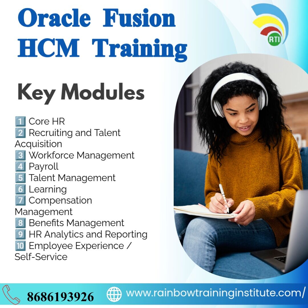 Hyderabad, Education, Oracle Fusion HCM Online Training