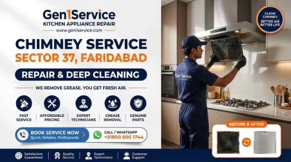 Faridabad, Appliance Repair, Sunflame Chimney Repair Service In Faridabad