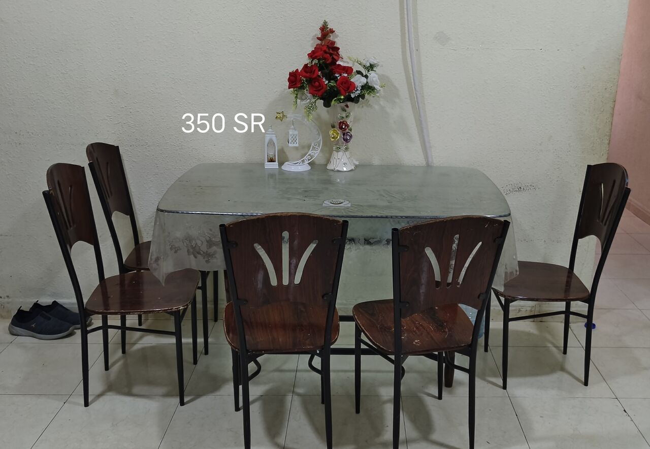 Jubail, Furniture, SAR 350,  Dining Table Glass