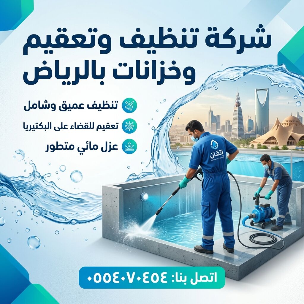 Riyadh, Cleaning, أهمية عزل خزانات المياه بالرياض وطرق كشف ت