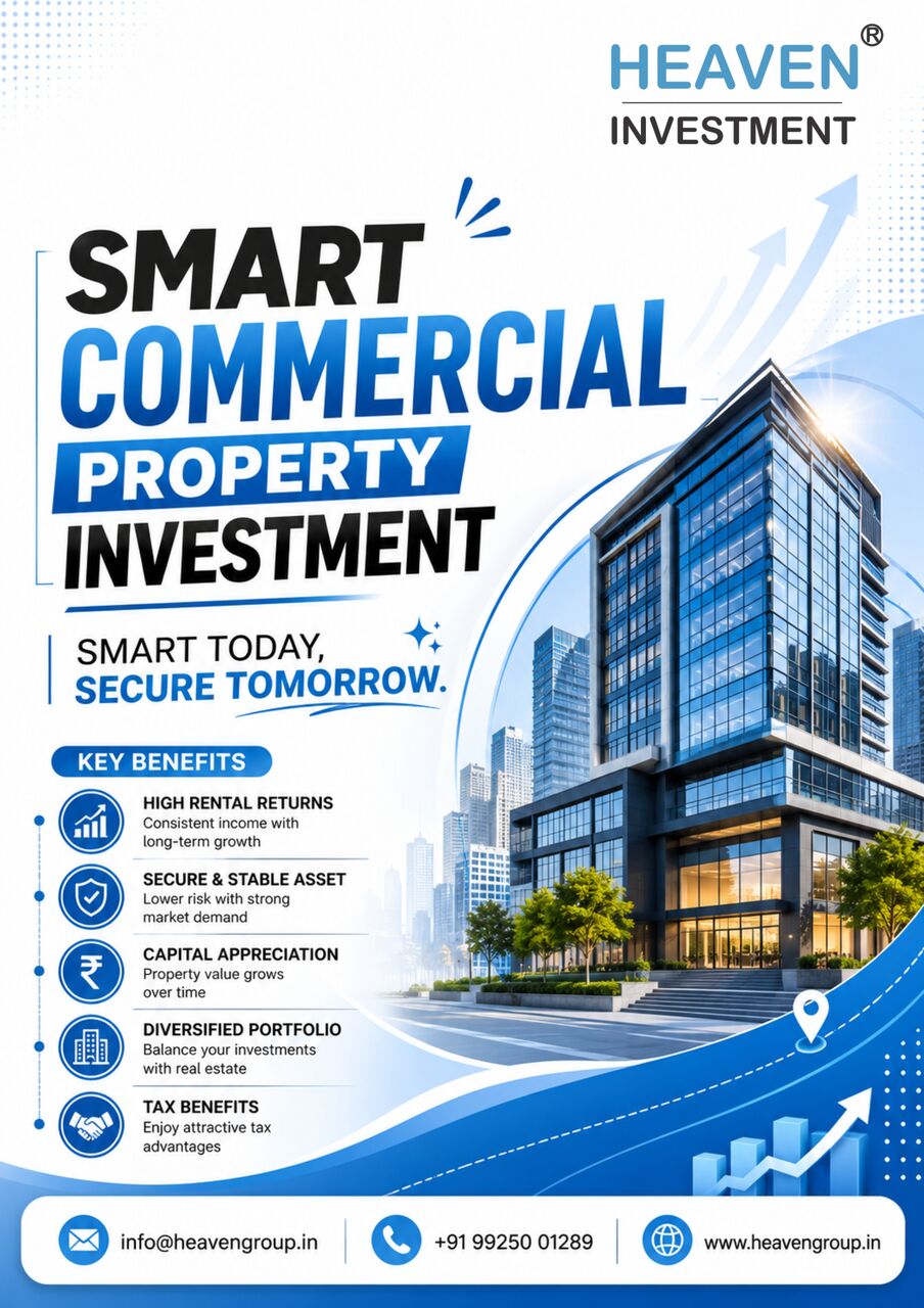 Ahmedabad, Real Estate, Build Long-Term Wealth With Commercial Real Estate Investments