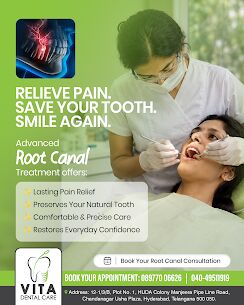 Hyderabad, Dental, RCT Clinic In Chandanagar |  Vita Dental Care