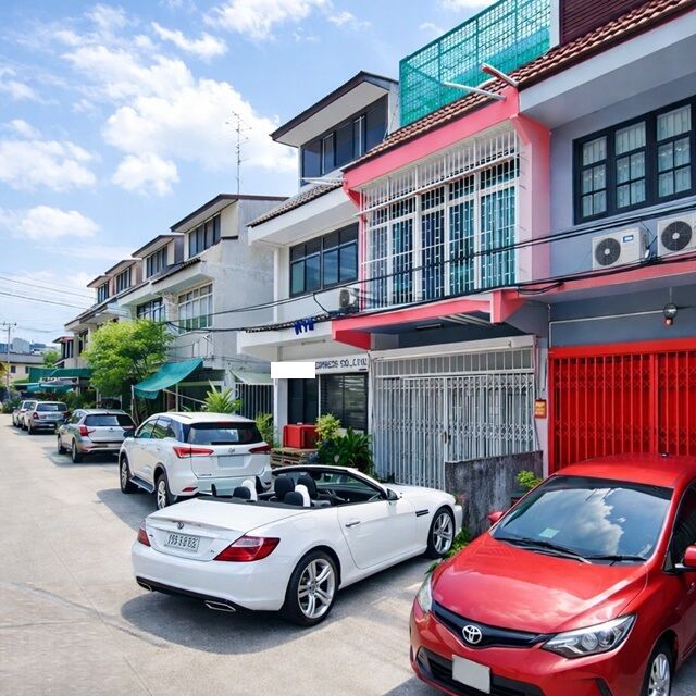 Bangkok, Villas, THB 17499,  16 Sq. Feet,  Near Central Rama 3, Only 1.4 Km., Near Rung Charoen Market 700 M., 3-story Home Office,