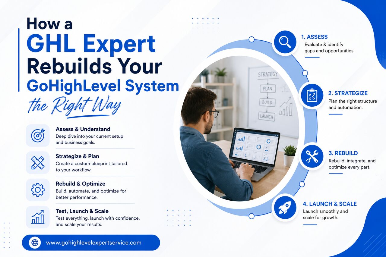 New York, Web Design & Development, How A GHL Expert Rebuilds Your GoHighLevel System The Right Way