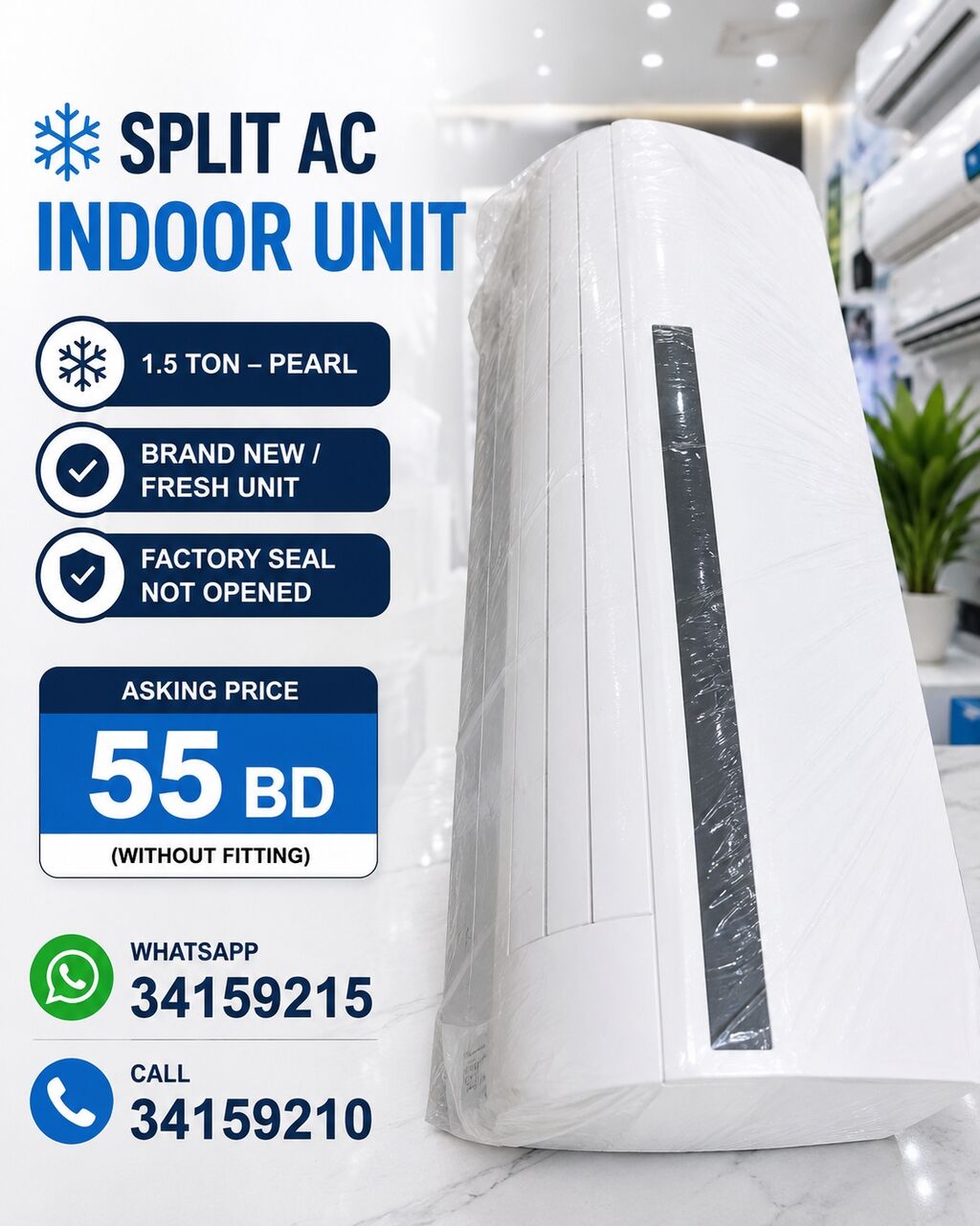Manama, Air Conditioners, BHD 60,  ACs For Sale – Limited Stock! ❄️