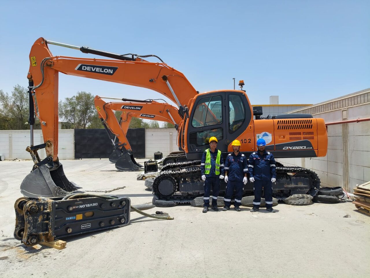 Dammam, Equipment Rental, DOOSAN Excavator 22 Ton With Operator Available