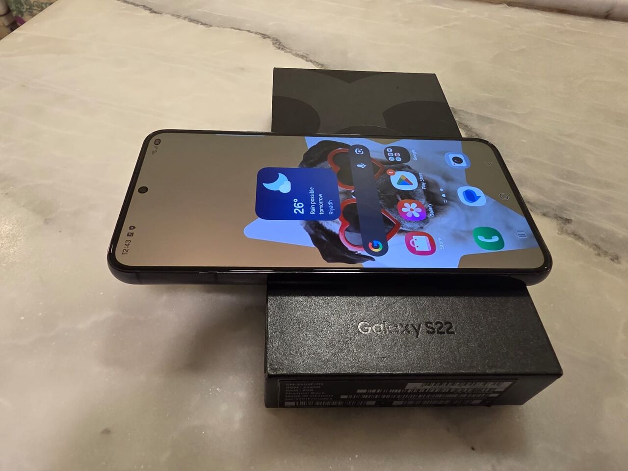 Al Sulaymaniyyah, Mobile Phones, SAR 1350,  Samsung Galaxy S22 (Black) 256GB